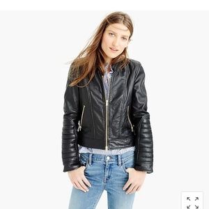 Jcrew leather jack, Size 4, Like New Condition